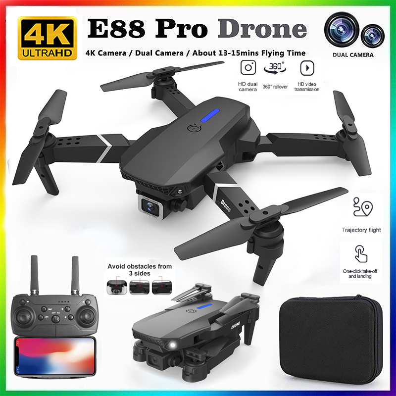 Drone Vera Rc - طائرة بدون طيار E88 احترافية جديدة
