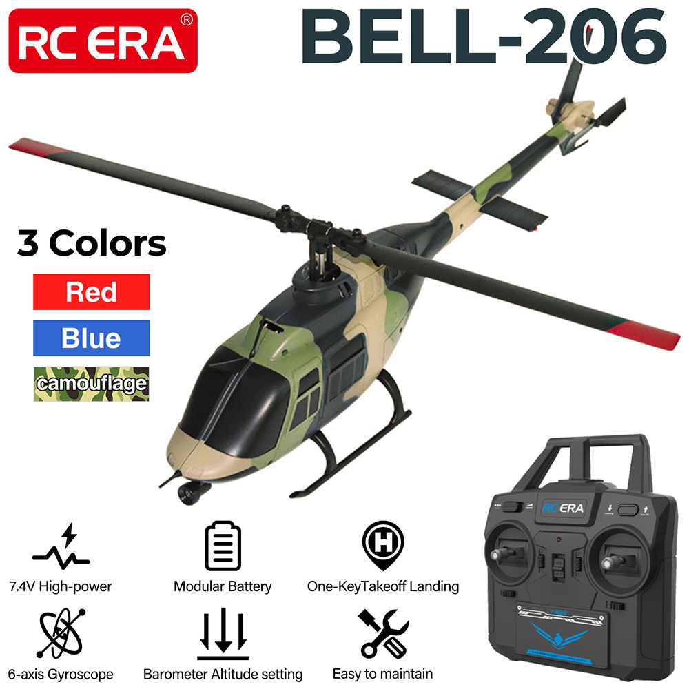 Rc Helicopter Gyro - RC عصر RC هليكوبتر 1:33 جرس-206