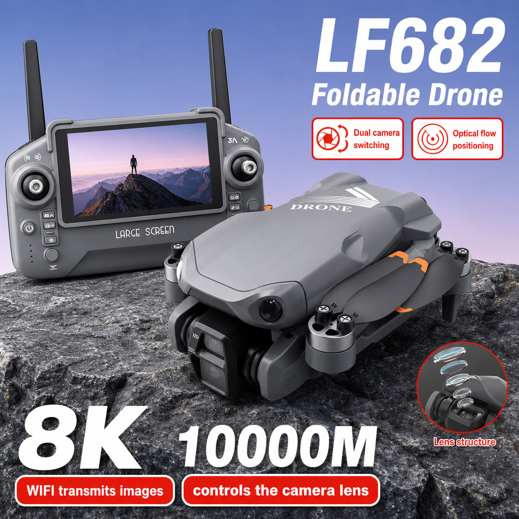 Drone Rc Dji - طائرة بدون طيار LF682 للتصوير الجوي
