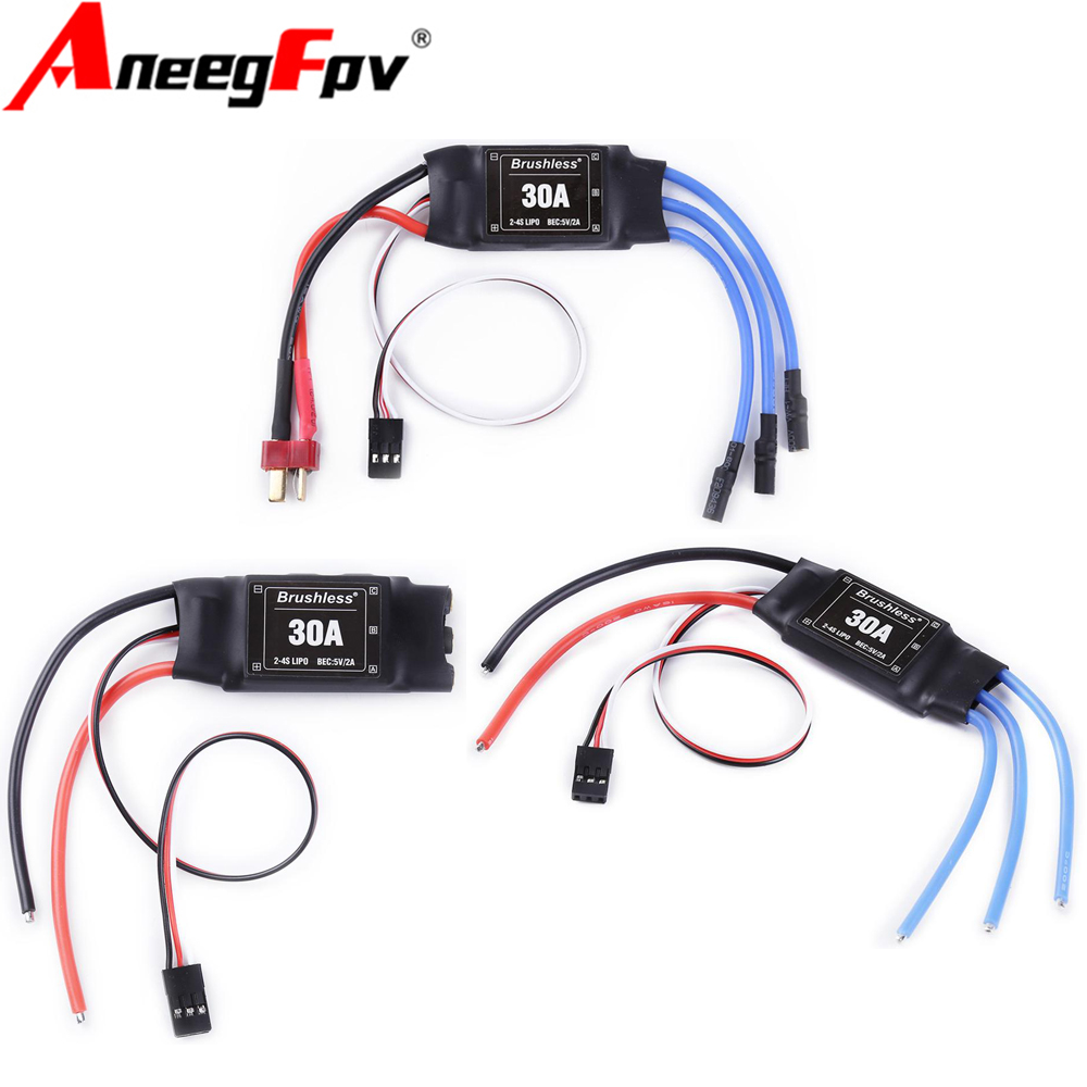 Rc Boat Brushless Motor - XXD 30A 2-4S ESC وحدة تحكم