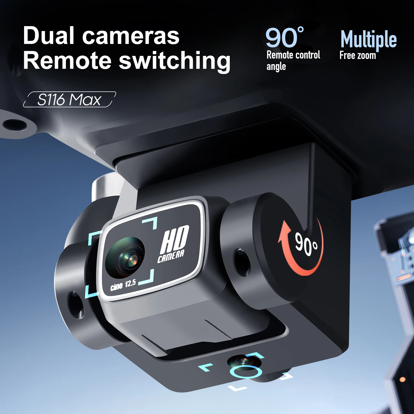 طائرة بدون طيار جديدة S116 MAX - مراجعة Drone Rc S116 وسعره