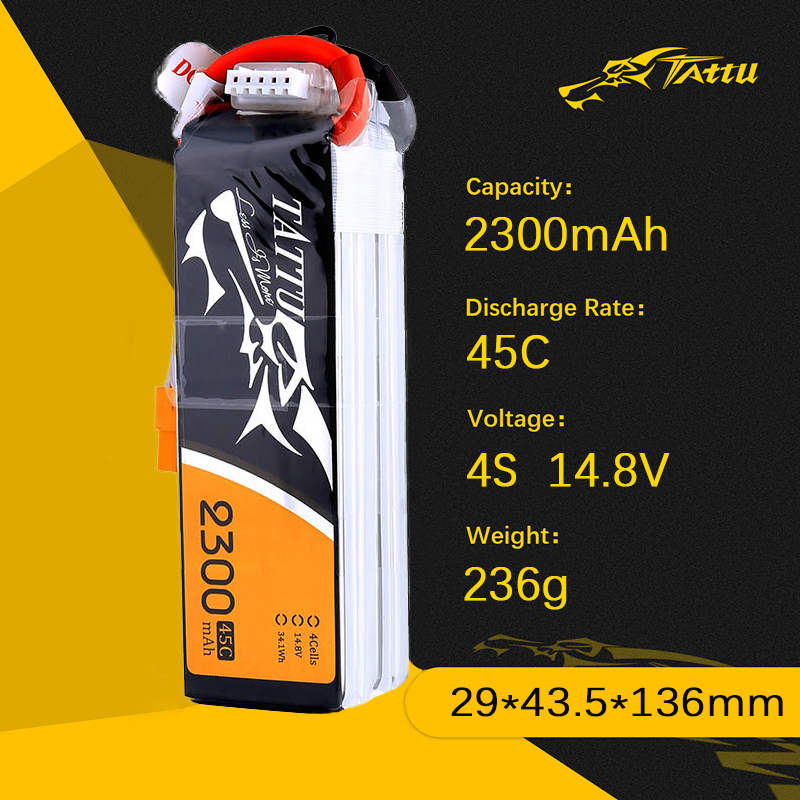 بطارية ليثيوم بوليمر TATTU محس - مراجعة Drone Zll Rc وسعره