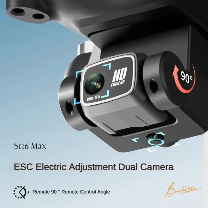 الطائرة بدون طيار S116 4k Hd ك - مراجعة Drone Rc S116 وسعره