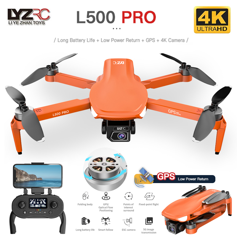 L500 PRO GPS Drone 4K Profesio - مراجعة Drone Vs Rc Helicopter وسعره
