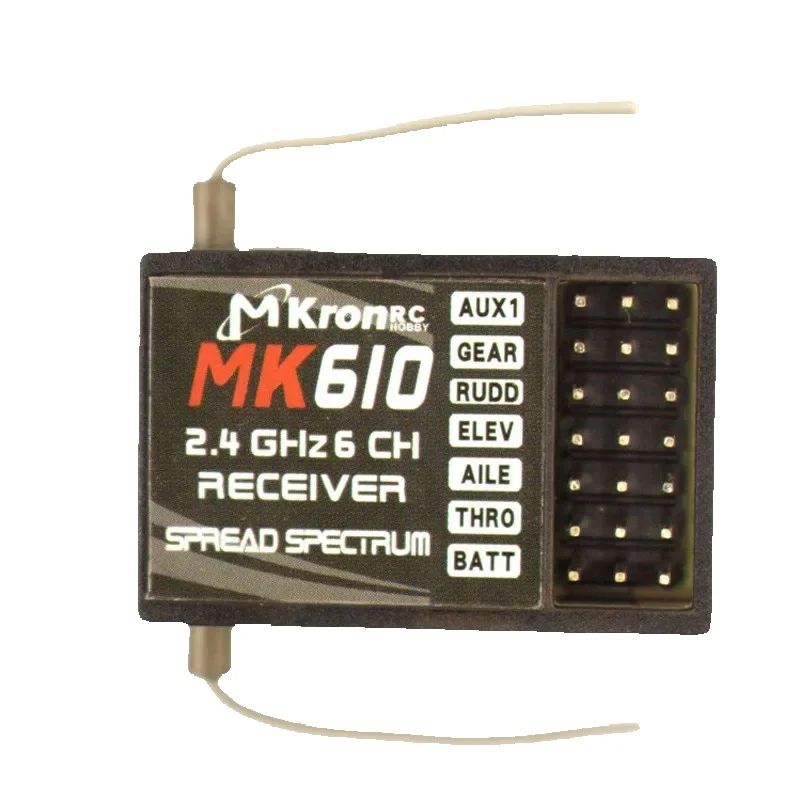 DSM2 MK610 AR6100 2.4G 6CH RC  - مراجعة Drone Rc Receiver And Transmitter وسعره