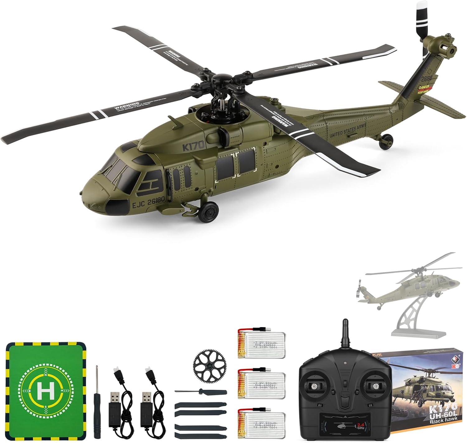 طائرة هليكوبتر WLtoys K170 بدو - مراجعة Rc Helicopter Gyro وسعره
