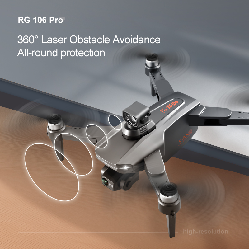 RG106 PRO الطائرة بدون طيار 8k - مراجعة Drone Rc Fpv Manual وسعره