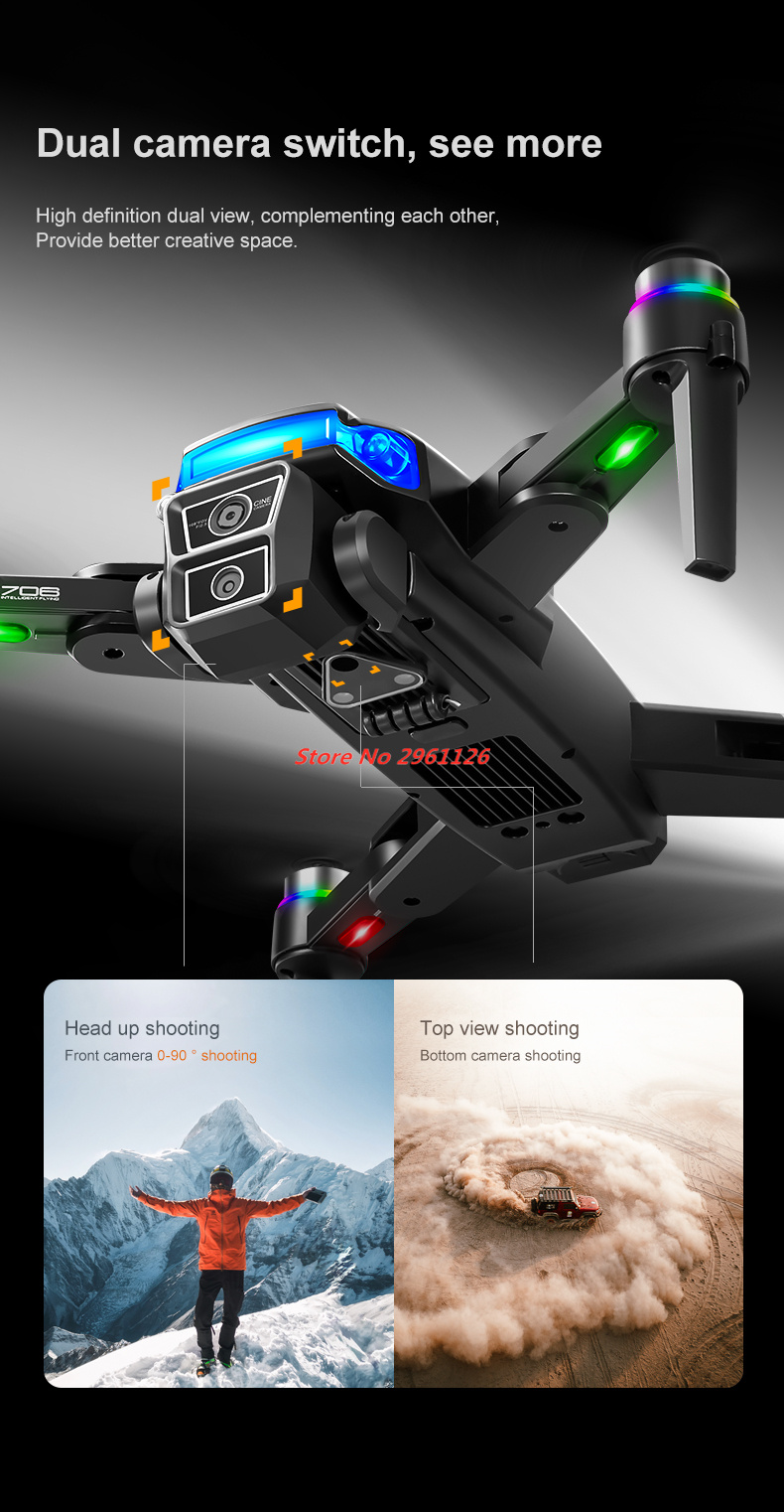 طائرة بدون طيار احترافية بكامي - مراجعة Drone Rc Fpv Manual وسعره