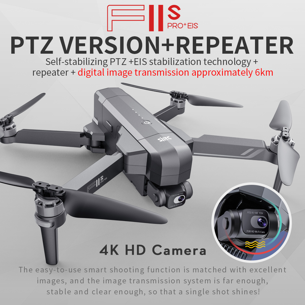 طائرة بدون طيار SJRC F11S 4K P - مراجعة Drone Rc Fpv Manual وسعره