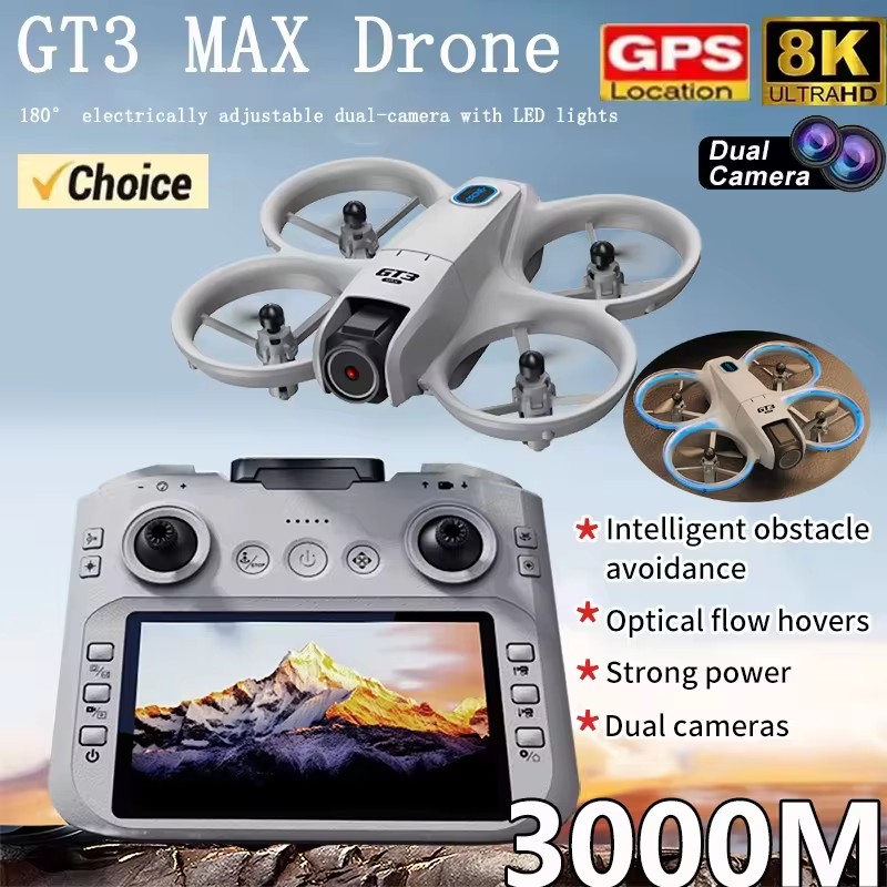 طائرة بدون طيار GT3Max HD 8K ل - مراجعة Drone Vera Rc وسعره