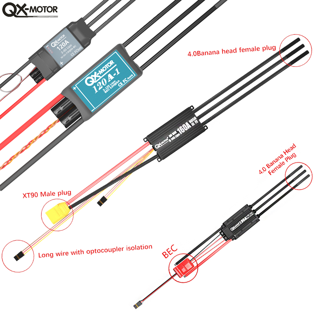 سلسلة QX-MOTOR من وحدات التحكم - مراجعة Rc Boat Brushless Motor وسعره
