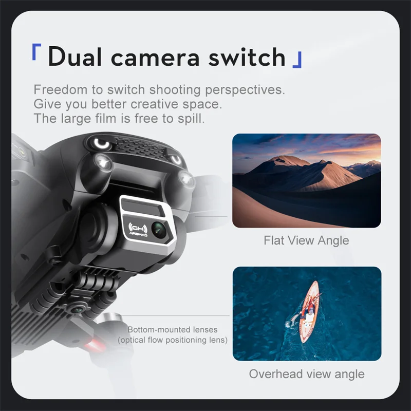 طائرة بدون طيار رياضية 8K بدون - مراجعة Drone Rc Fpv Manual وسعره