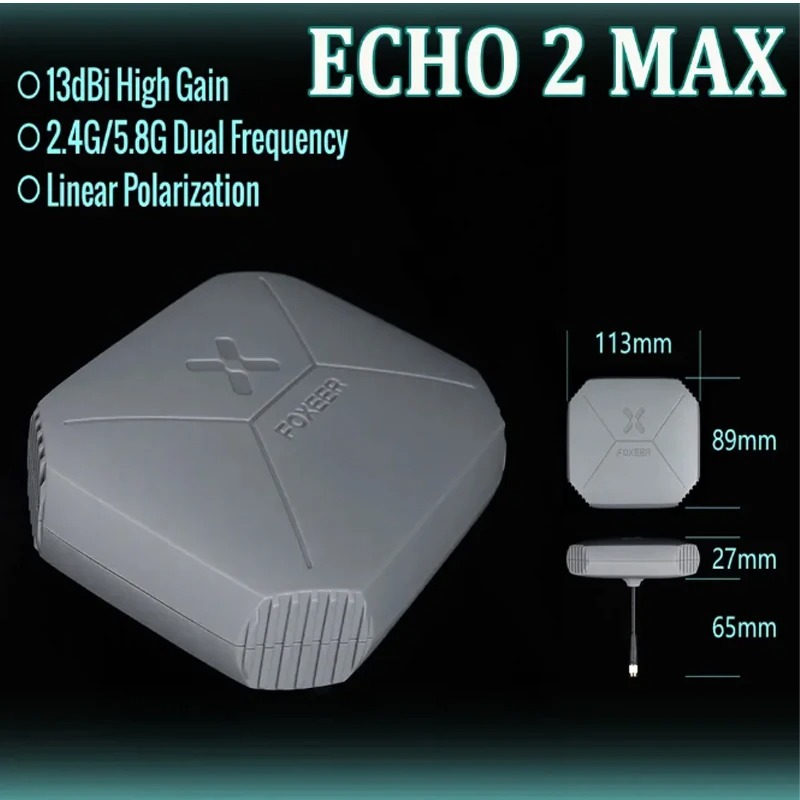 هوائي فوكسير إيكو 2 ماكس 13 دي - مراجعة Drone Rc Frequency وسعره