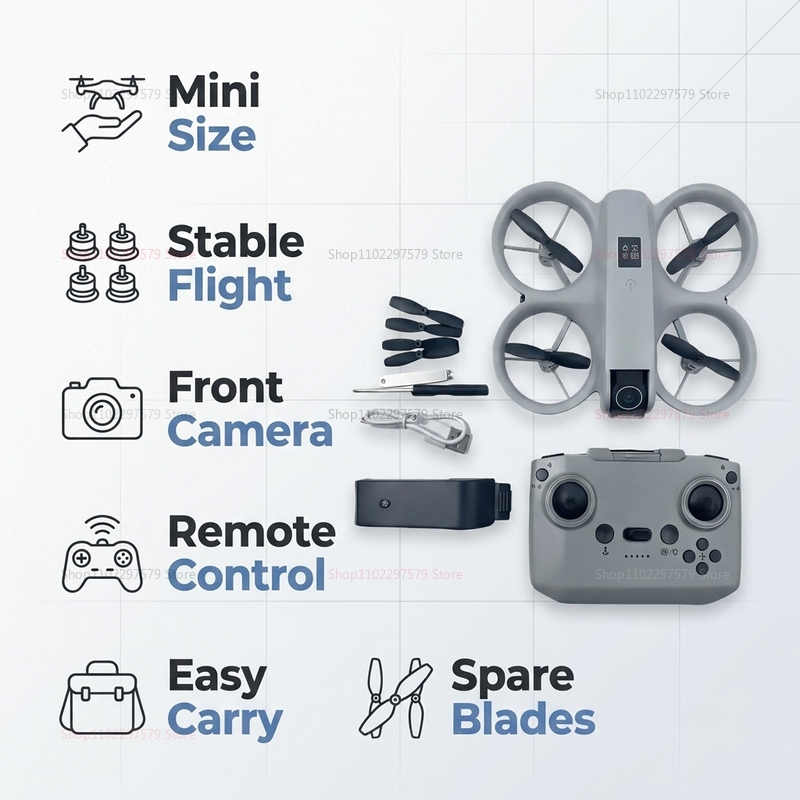 طائرة بدون طيار صغيرة مع كامير - مراجعة Drone Vera Rc وسعره