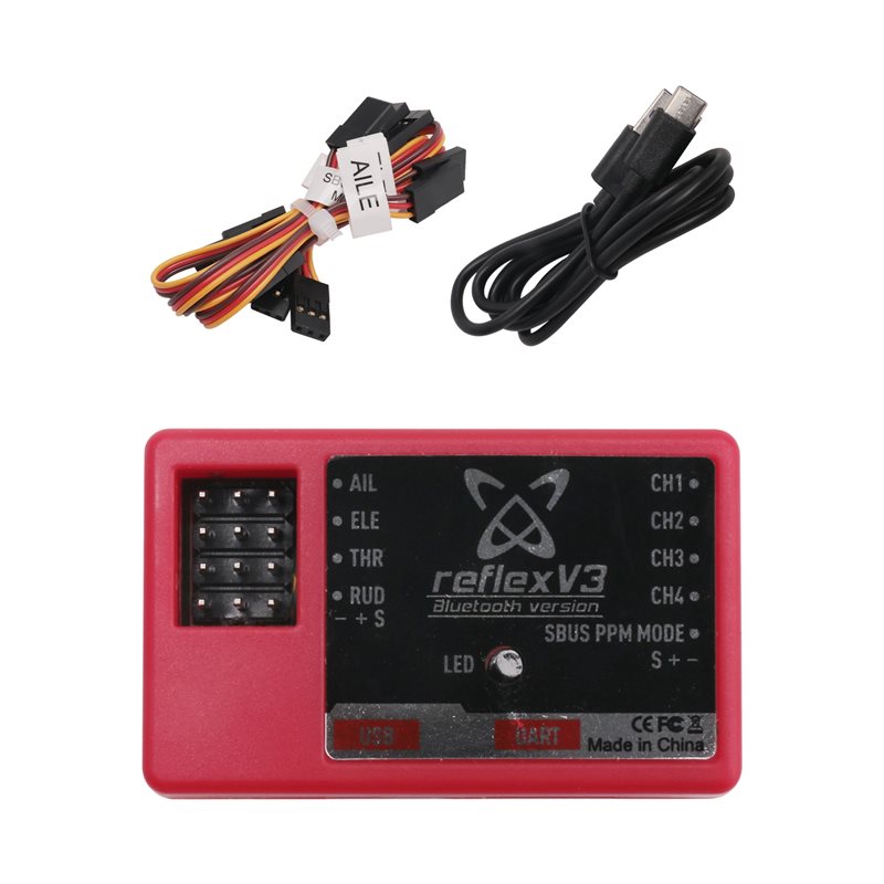 ABJG-For FMS Reflex V3 مثبت جي - مراجعة Rc Helicopter Gyro وسعره