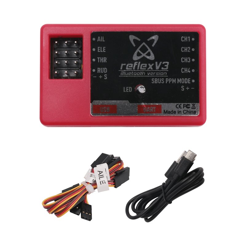 ABJG-For FMS Reflex V3 مثبت جي - مراجعة Rc Helicopter Gyro وسعره