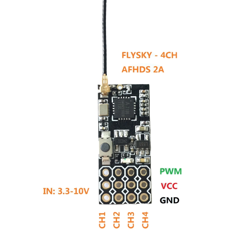 جهاز استقبال Flysky FS2A Mini  - مراجعة Drone Rc Mini وسعره