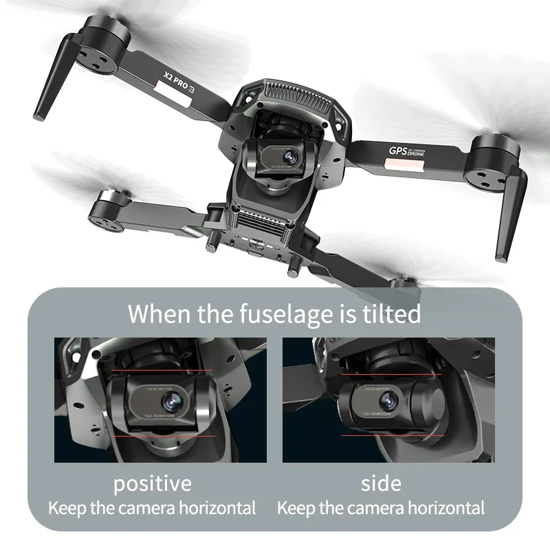 طائرة بدون طيار YUNX X2 Pro 3  - مراجعة Drone Vs Rc Helicopter وسعره