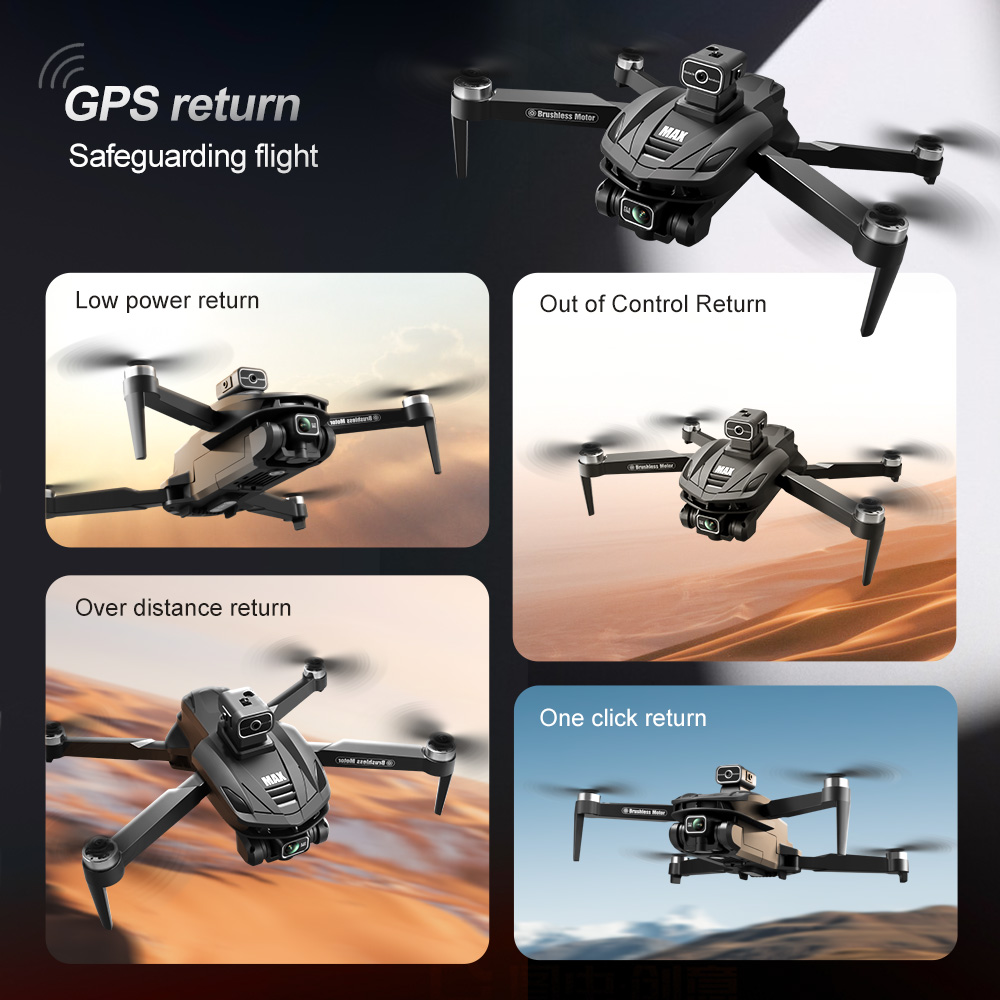 V168 PRO Max GPS Drone 8K Prof - مراجعة Drone Kf Rc وسعره