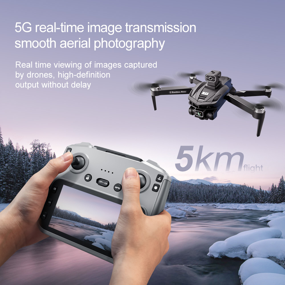V168 PRO Max GPS Drone 8K Prof - مراجعة Drone Kf Rc وسعره