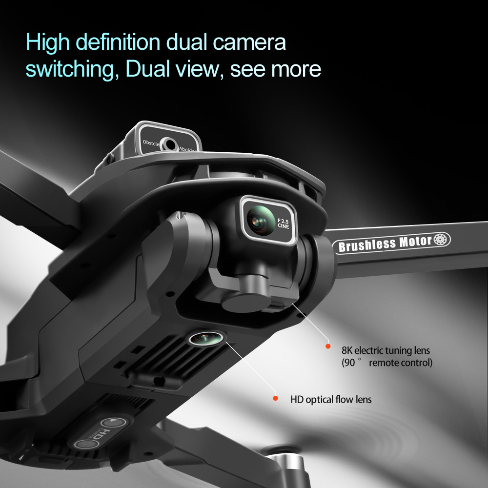V168 PRO Max GPS Drone 8K Prof - مراجعة Drone Kf Rc وسعره