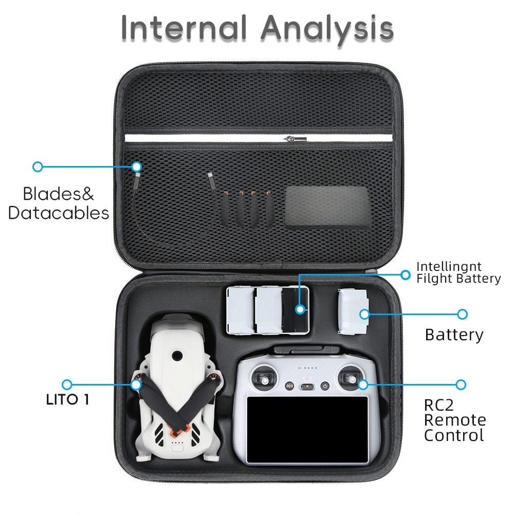 حقيبة حمل محمولة لـ DJI Lito 1 - مراجعة Drone Rc N3 وسعره