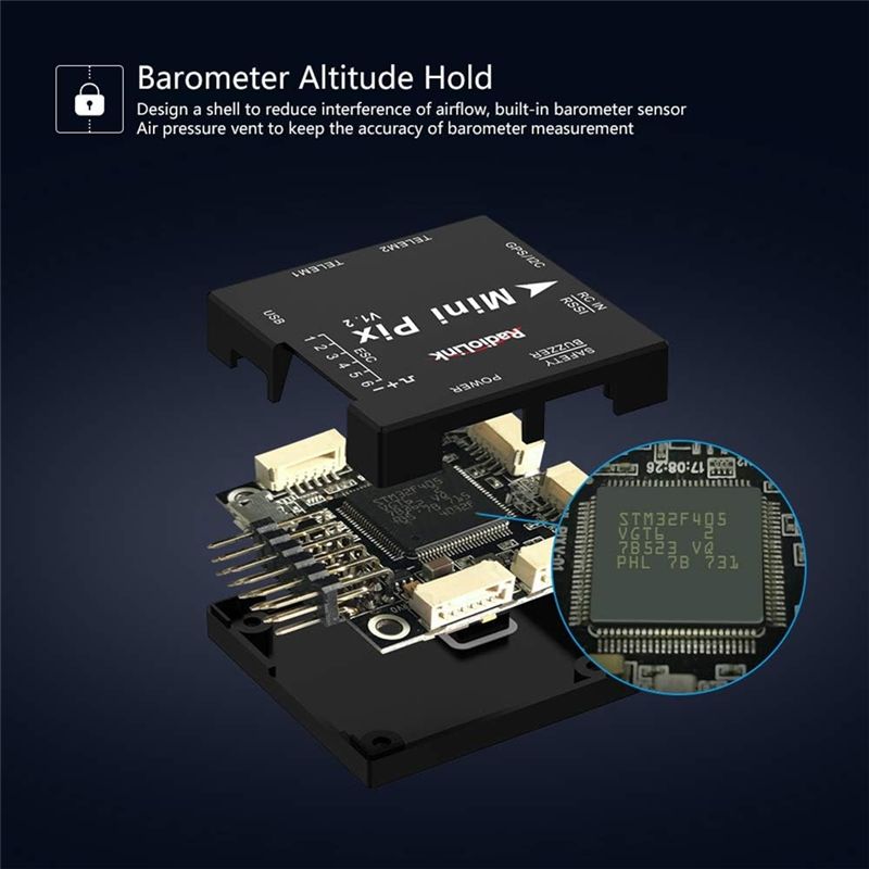 وحدة تحكم طيران A49K-Radiolink - مراجعة Drone Rc Mini وسعره