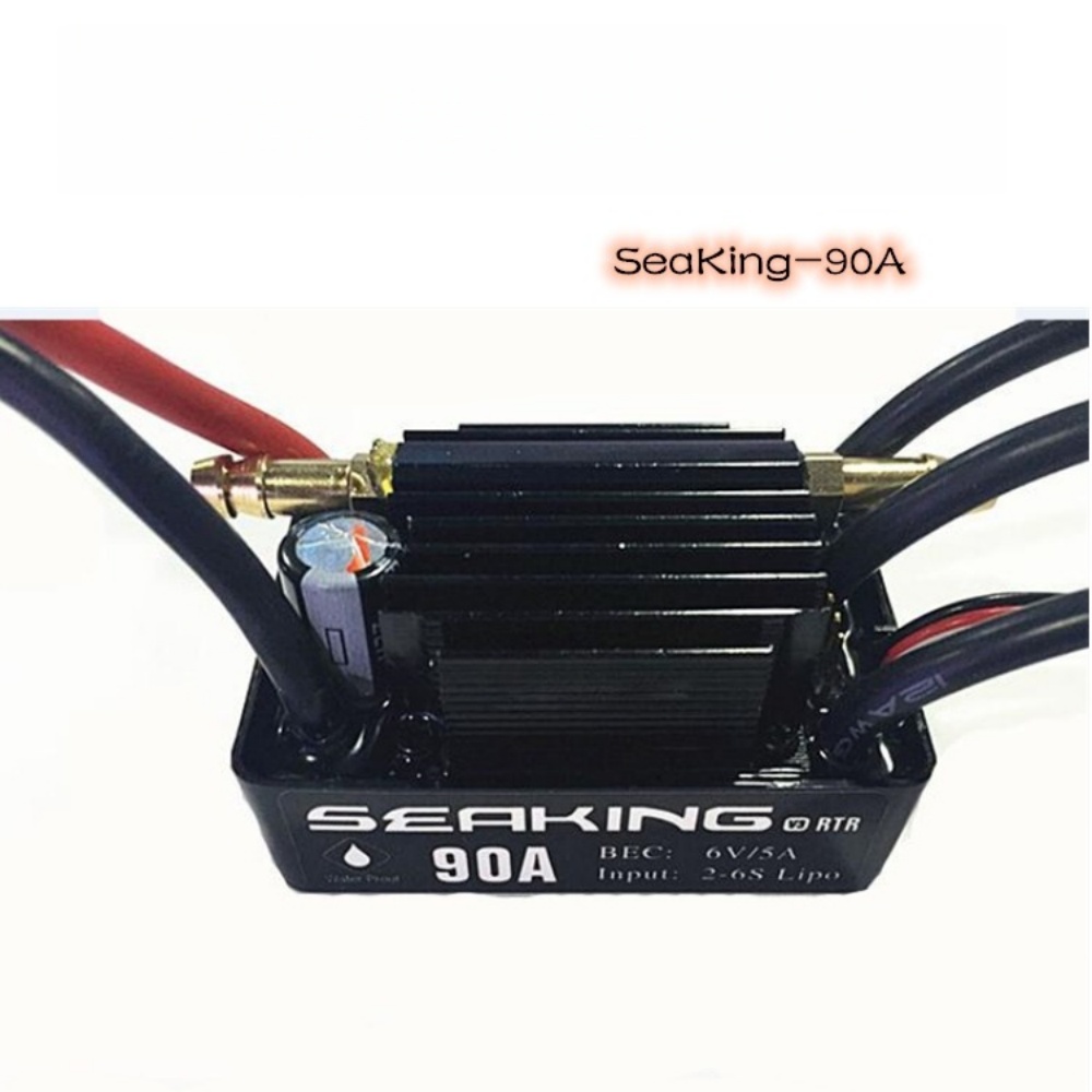 FATJAY Hobbywing Seaking-90A-V - مراجعة Rc Boat Brushless Motor وسعره