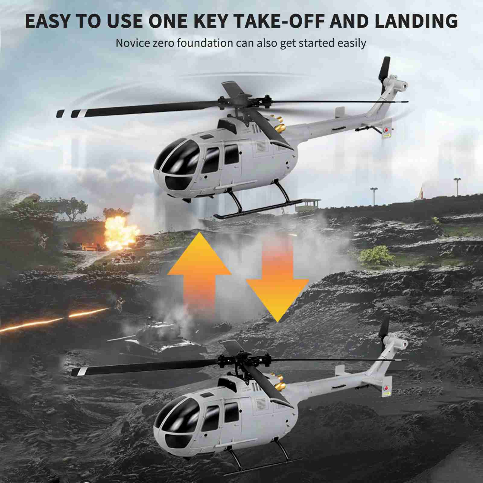 طائرة هليكوبتر جديدة تعمل بالت - مراجعة Rc Helicopter Gyro وسعره