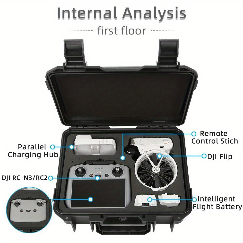 لحقيبة تخزين DJI Flip ذات الغل - مراجعة Drone Rc N3 وسعره