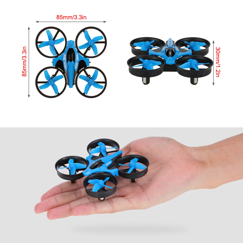 طائرة بدون طيار صغيرة JJRC H36 - مراجعة Drone Vs Rc Helicopter وسعره