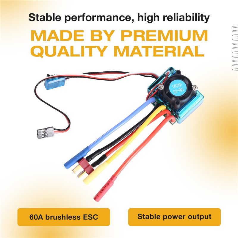 وحدة تحكم في السرعة بدون فرشاة - مراجعة Rc Boat Brushless Motor وسعره
