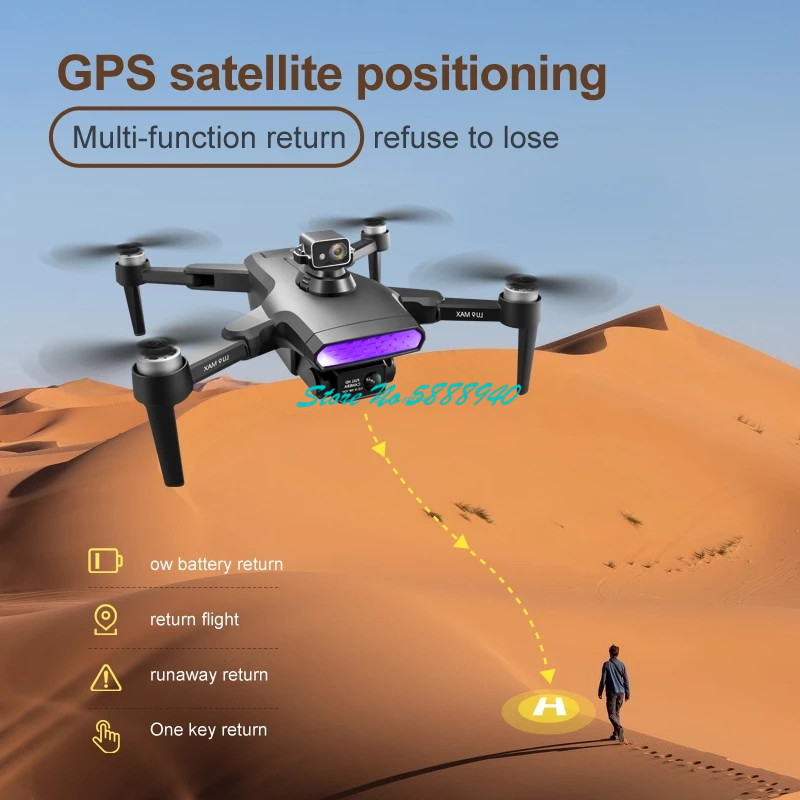 نظام تحديد المواقع Retuen بدون - مراجعة Drone Rc Fpv Manual وسعره