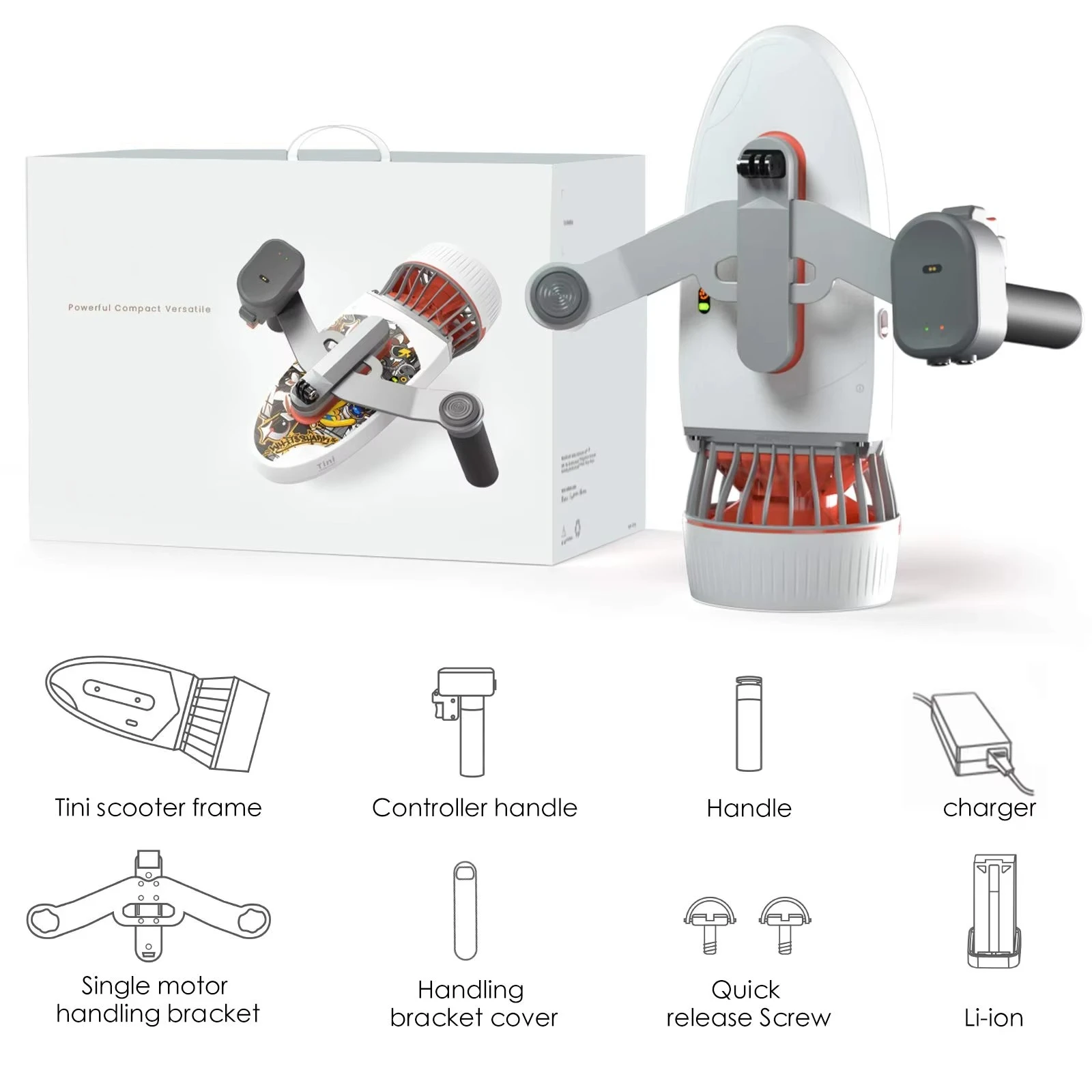 سكوتر غوص كهربائي سريع تحت الم - مراجعة Brushless Motor وسعره