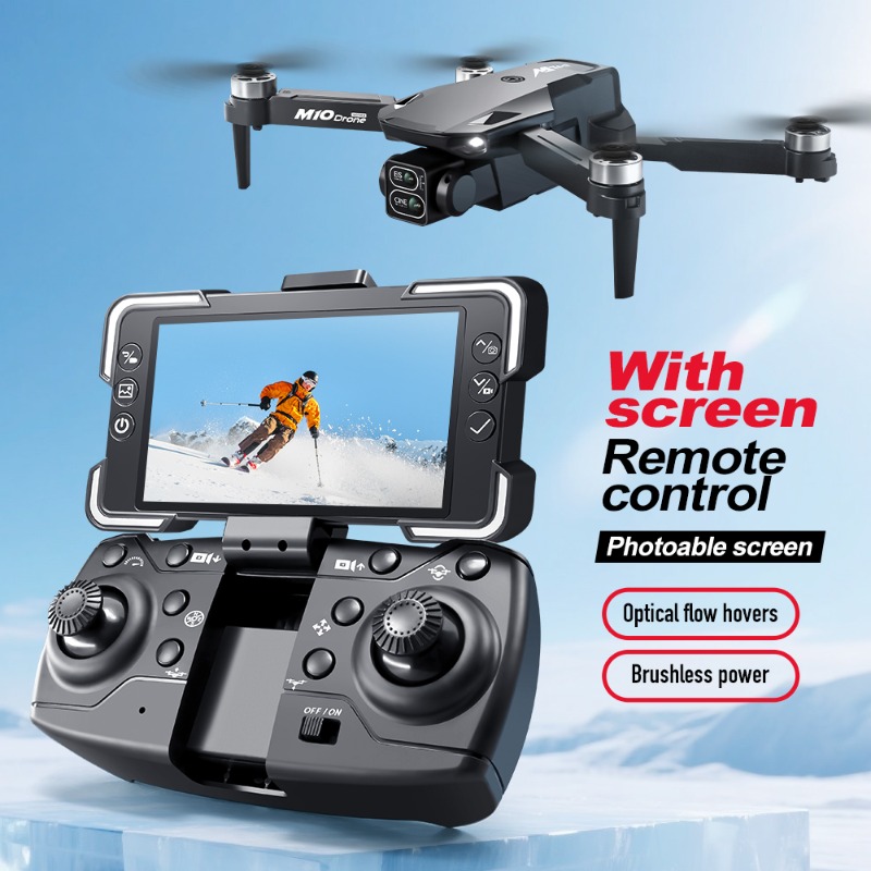 طائرة بدون طيار M10 مع كاميرا  - مراجعة Drone Kf Rc وسعره