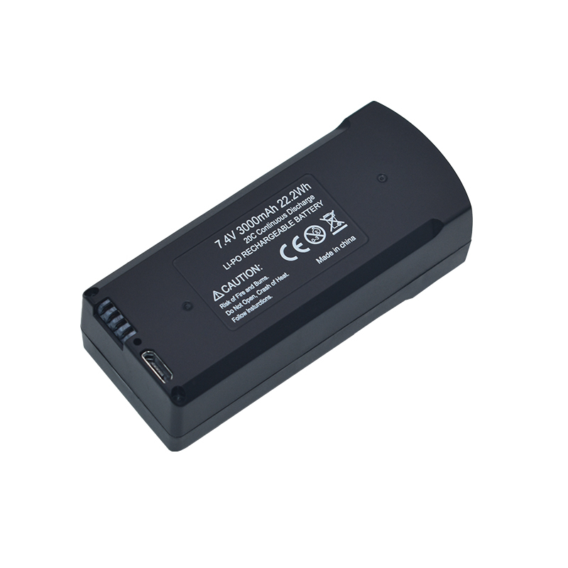 بطارية GPS V198 7.4 فولت 3000  - مراجعة Drone Rc Pro 2 وسعره