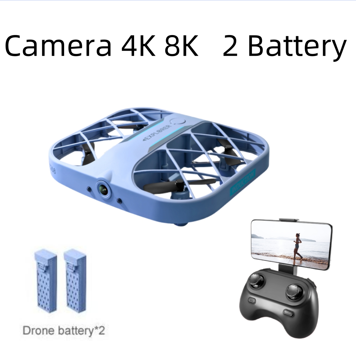 طائرة JJRC H107 FPV RC بدون طي - مراجعة Drone Vera Rc وسعره